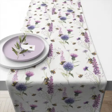 AMBIENTE Bumblebees in the meadow asztali futó 40x150cm,100% pamut lakástextília