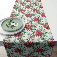  Ambiente Christmas florals asztali futó 40x150cm, 100% pamut party kellék