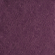 AMBIENTE Elegance aubergine papírszalvéta 33x33cm, 15db-os papírárú, csomagoló és tárolóeszköz