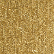 AMBIENTE Elegance gold dombornyomott papírszalvéta 33x33cm,15db-os konyhai eszköz