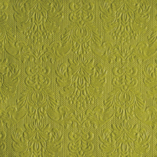 AMBIENTE Elegance green papírszalvéta 40x40cm, 15db-os papírárú, csomagoló és tárolóeszköz