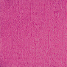 AMBIENTE Elegance magenta dombornyomott papírszalvéta 40x40cm,15db-os konyhai eszköz