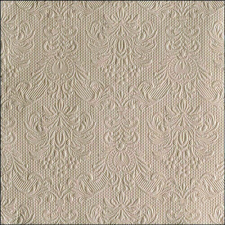 Ambiente Elegance nature lion dombornyomott papírszalvéta 40x40cm, 15db-os papírárú, csomagoló és tárolóeszköz