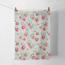 AMBIENTE Fresh Apples Green konyharuha 50x70cm, 100% pamut lakástextília