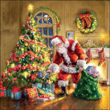 Ambiente Gifts under Christmas tree papírszalvéta 33x33cm, 20db-os papírárú, csomagoló és tárolóeszköz