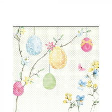 AMBIENTE Hanging Eggs papírszalvéta 25x25cm, 20db-os konyhai eszköz
