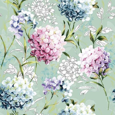 AMBIENTE Horana Green papírszalvéta 33x33cm,20db-os konyhai eszköz