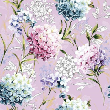 AMBIENTE Horana Lilac papírszalvéta 33x33cm,20db-os konyhai eszköz