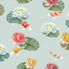 AMBIENTE Koi Carps papírszalvéta 33x33cm,20db-os konyhai eszköz