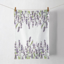 AMBIENTE Lavender Shades White konyharuha 50x70cm - pamut lakástextília
