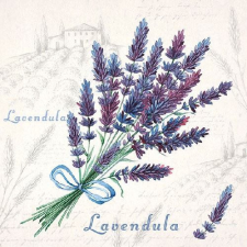 AMBIENTE Lavendula papírszalvéta 33x33cm, 20db-os konyhai eszköz