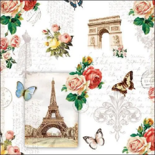 AMBIENTE Paris Monuments papírszalvéta 33x33cm,20db-os konyhai eszköz