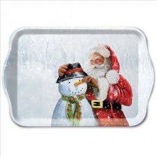 Ambiente Santa and snowman műanyag kistálca 13x21cm konyhai eszköz