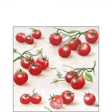 AMBIENTE Tomatoes papírszalvéta 25x25cm,20db-os papírárú, csomagoló és tárolóeszköz