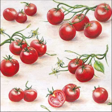 AMBIENTE Tomatoes papírszalvéta 33x33cm, 20db-os konyhai eszköz