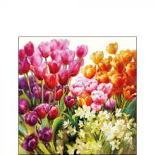 AMBIENTE Tulips papírszalvéta 25x25cm, 20db-os konyhai eszköz