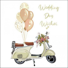 Ambiente Wedding day wishes papírszalvéta 33x33cm, 20db-os papírárú, csomagoló és tárolóeszköz