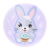 Ambition Junior Betty I Bunny asztali alátét 35 cm muffin