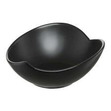 Ambition Salsa tálka levélforma 18 cm fekete konyhai eszköz