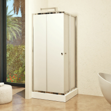  AMBON frost 80×80 szögletes zuhanykabin kád, zuhanykabin