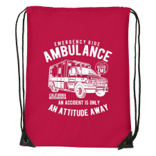 Ambulance - Sport táska piros tornazsák