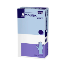  Ambulex eldobható nitryl lila gumikesztyű 100db-os -M méret