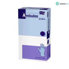 Ambulex eldobható nitryl lila gumikesztyű 100db-os -S méret