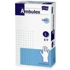 Ambulex Latex Kesztyű Púderes 100db  L  Méret - púderes védőkesztyű