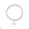 Amen ezüst szív karkötő - BRTICAB3