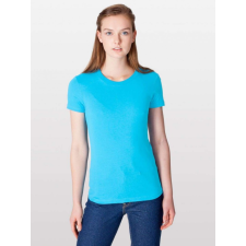AMERICAN APPAREL AA2102 Női rövid ujjú póló American Apparel, Aqua-XL női póló