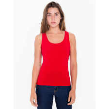 AMERICAN APPAREL AA8308 Női sztrecs pamut ujjatlan póló-trikó American Apparel, Red-XL női trikó