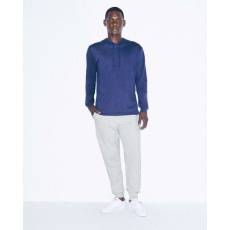 AMERICAN APPAREL AARSATR436 unisexhosszú ujjú kapucnis póló American Apparel, Tri-Indigo-XL