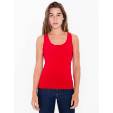 AMERICAN APPAREL Női trikó American Apparel AA8308 pamut Spandex Trikó -2XL, Red