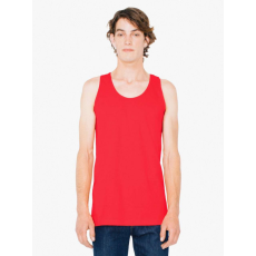 AMERICAN APPAREL Uniszex trikó American Apparel AA2408 Fine Jersey Trikó -S, Red