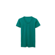 AMERICAN APPAREL vagány Női póló, AATR301 tri-blend, rövid ujjú, Tri-Evergreen-L női póló