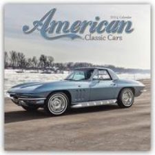 American Classic Cars Calendar 2024 Square Car Wall Calendar - 16 Month naptár, kalendárium