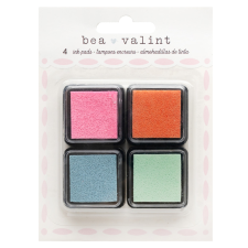 American Crafts Tintapárna készlet - Bea Valint - Poppy and Pear - Ink Pads (4 db) bélyegző