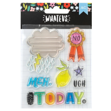 American Crafts Whatevs Szilikonbélyegző Clear Stamps (1 csomag) bélyegző