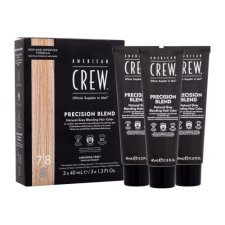 American Crew Precision Blend Natural Grey Blending Hair Color hajfesték hajfesték 3 x 40 ml férfiaknak 7/8 Light Claro Clair Blond hajfesték, színező