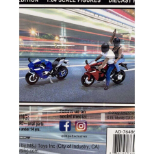  American Diorama Moto Mania figura szett modell 1:64 makett