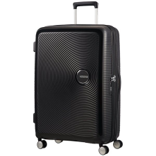 American Tourister Soundbox Spinner 77 EXP Bass Black kézitáska és bőrönd