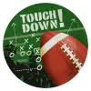  Amerikai futball Touchdown papírtányér 8 db-os 23 cm
