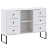  Amina 6D BIP Komód Fehér