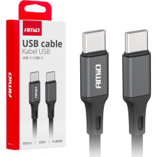AMIO USB-C-USB-C kábel 60 W 100 cm 03902 Fekete (0503902) ( ) kábel és adapter