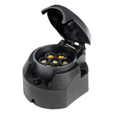 AMIO Vonóhorog csatlakozó autóra műanyag aljzat 7 pólusú – AMIO vonóhorog