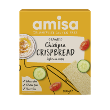 Amisa bio csicseriborsós kréker 100g gluténmentes termék