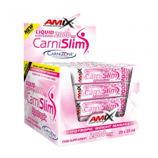 AMIX CarniSlim® - Folyékony L-karnitin (20 x 25ml, Meggy) vitamin és táplálékkiegészítő