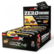 AMIX Nutrition - Low-Carb ZeroHero Protein Bar / 15x65g - Tropical mango - fehérjeszelet reform élelmiszer