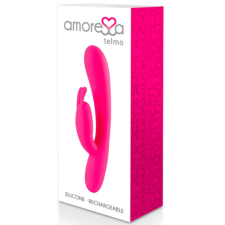 Amoressa Telmo prémium vibrátor klitoriszkarral - Rózsaszín vibrátorok