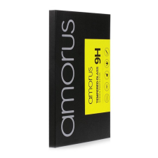 AMORUS 3D Full Glue Samsung Galaxy S20 Plus Edzett üveg kijelzővédő - Fekete mobiltelefon kellék